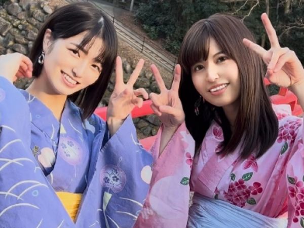 【18歳女学生2人組】『初めてでドキドキ…』スレンダー美ボディの2人が温泉旅行で大胆乱交！浴衣から覗く無垢な肌がエロすぎる！肉欲交じり合うハメ撮りセックスで、ウブな女学生が快感に溺れる！！